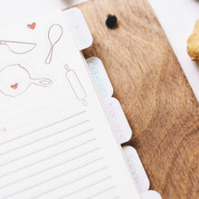 Load image into Gallery viewer, Dividers for Recipe Book