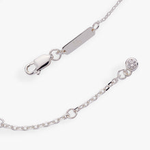 Load image into Gallery viewer, Star of David Delicate Pave Beaded Chain Bracelet