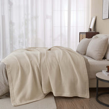 Load image into Gallery viewer, 100% Cotton Waffle Weave Blanket - Mikala Collection