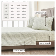 Load image into Gallery viewer, Striped Sheet Set - Evette Collection