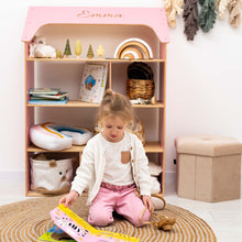 Load image into Gallery viewer, Pink Dollhouse Bookcase