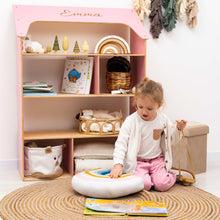 Load image into Gallery viewer, Pink Dollhouse Bookcase