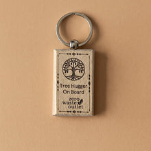 Load image into Gallery viewer, "Don't Forget Reusable Bags" Wooden Keychain