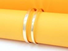 Load image into Gallery viewer, 18K Gold Filled Plain Bangle (B72-B75)