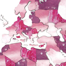 Load image into Gallery viewer, 3D Wooden World Map Dream