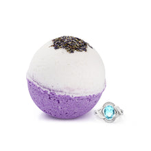 Load image into Gallery viewer, Dreamy Lavender 10oz Mystery Jewelry Bath Bomb