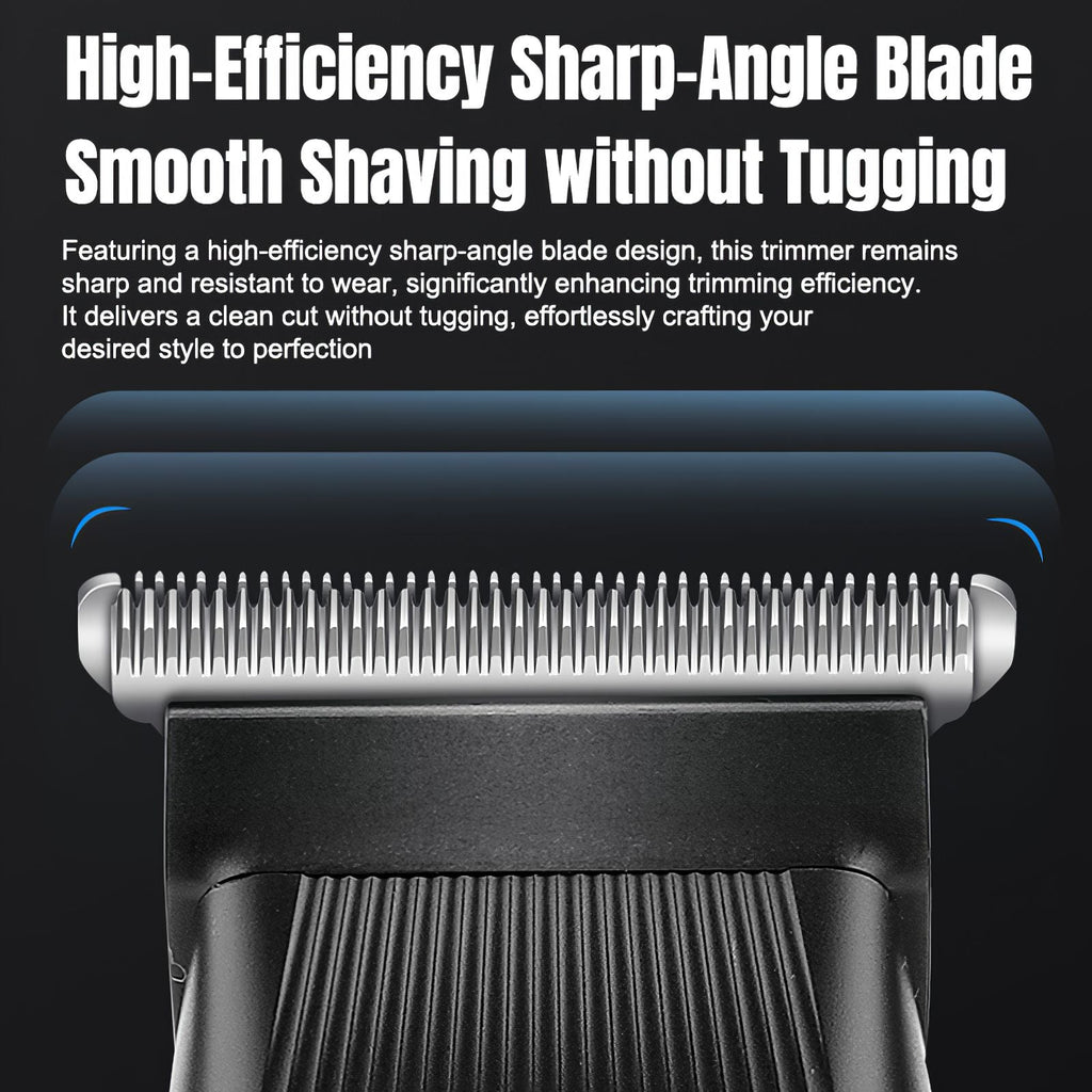 Beard Trimmer, 3 in 1 Hair Clippers and Mens Grooming Kit, Face, Nose, Ear Hair Trimmer - Black