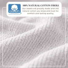 Load image into Gallery viewer, Turkish Cotton Ribbed 6-Piece Bath Towel Set - Georgiana Collection