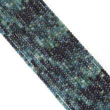 Load image into Gallery viewer, 2x3mm Genuine Blue Tourmaline Faceted Rondelle Beads, Sku#U1