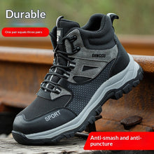 Load image into Gallery viewer, Men's Steel Toe Safety Work Shoes - Anti-Smashing Puncture Resistant Industrial Boots