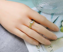 Load image into Gallery viewer, CZ Crown Adjustable Ring, Sku#B146