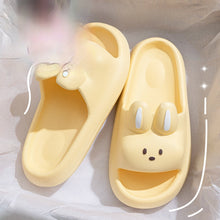 Load image into Gallery viewer, Women's Non-Slip Indoor Slippers - Soft Cushioned EVA Bathroom Slippers with Cute Rabbit Design