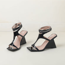 Load image into Gallery viewer, Women's Bow-Tie Slingback Flat Shoes - Round Toe Low Heel Summer Casual Shoes