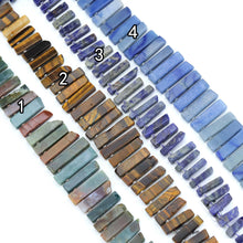 Load image into Gallery viewer, 25-47mm Gemstone Long Slice Beads, Sku#U1817