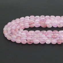 Load image into Gallery viewer, 10-11mm Oval Morganite Beads, Sku#U1892