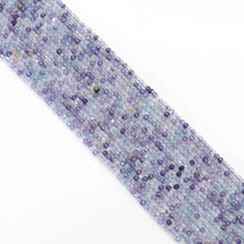 Load image into Gallery viewer, Genuine Fluorite Faceted Cube Beads, 2.5mm, Sku#U1542