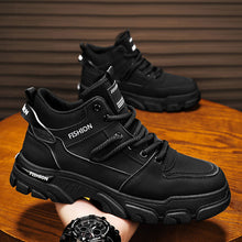 Load image into Gallery viewer, Men's Non-Slip High-Top Outdoor Sports Boots - Mesh Lining, Rubber Sole, Round Toe Lace-Up Athletic Footwear