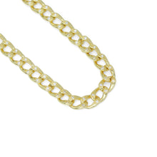 Load image into Gallery viewer, Gold Silver CZ Cuban Chain Necklace Bracelet , Sku#A375