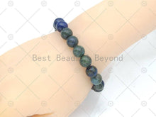 Load image into Gallery viewer, Natural Lapis Chrysocolla Stretchy Bracelet