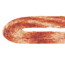Load image into Gallery viewer, 2mm Round Faceted Orange Agate Beads, Sku#U1902