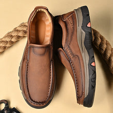 Load image into Gallery viewer, Men's Premium Leather Slip-On Casual Shoes - Lightweight Comfort Loafers