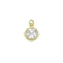 Load image into Gallery viewer, Square big diamond CZ Rhombus Charm Pendant, Sku#LK1076