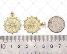Load image into Gallery viewer, CZ  North Star Charm, Sku#LK566