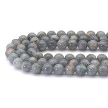 Load image into Gallery viewer, Genuine Labradorite Round Smooth Beads, 8mm/10mm/12mm, Sku#U