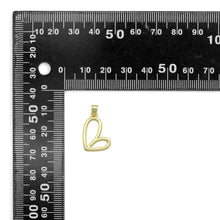 Load image into Gallery viewer, Gold unbalanced Heart Shape Charm Pendant, Sku#LK1114