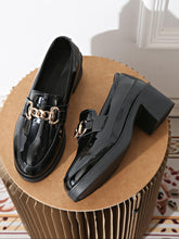 Load image into Gallery viewer, Women's Bowtie Platform Pumps - Low Heel Slip-On Dress Shoes