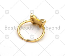 Load image into Gallery viewer, Enamel Butterfly Shape Adjustable Ring, Sku#C125