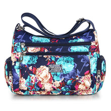 Load image into Gallery viewer, Women's Printed Canvas Shoulder Bag – Floral &amp; Landscape Pattern Crossbody Handbag