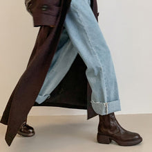 Load image into Gallery viewer, British Style Chunky Heel Ankle Boots
