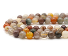 Load image into Gallery viewer, Genuine Colorful Rutilated Quartz Round Smooth Beads, Sku#U1389