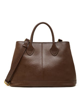 Load image into Gallery viewer, Women's Genuine Leather Tote Crossbody Bag – Top-Grain Cowhide, High-Capacity Everyday Shoulder Bag