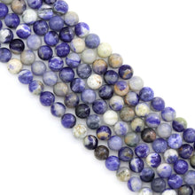 Load image into Gallery viewer, Genuine Sodalite Round Smooth Beads, Sku#U1780