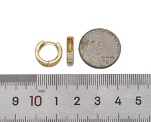 Load image into Gallery viewer, Gold Dots Colorful Enamel Huggie Earring, Y573