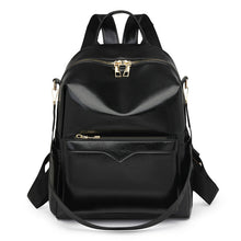 Load image into Gallery viewer, Women's Large Capacity Backpack - Waterproof PU Leather Commuter Backpack with Multiple Pockets