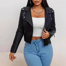 Load image into Gallery viewer, Rare High-end Black Leather Jacket