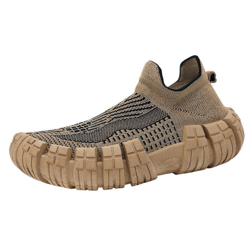 Breathable Mesh Lace-Up Men's Casual Sports Sneakers
