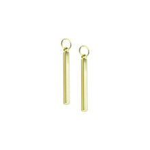 Load image into Gallery viewer, Plain Gold Long Bar Pendant, Sku#A137