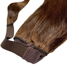 Load image into Gallery viewer, Dark Brown 100% Human Hair Ponytail Extension