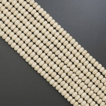 Load image into Gallery viewer, 5x8mm Rondelle Smooth Wood Agate Beads, Sku#U1963