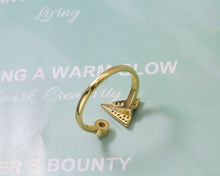 Load image into Gallery viewer, CZ Arrow Adjustable Ring, Sku#X300