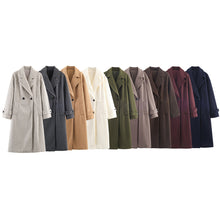 Load image into Gallery viewer, Womens Loose Elegant And Minimalist Long Coat