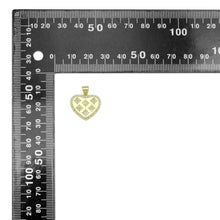 Load image into Gallery viewer, Star CZ On Heart Charm Pendant, Sku#LX774
