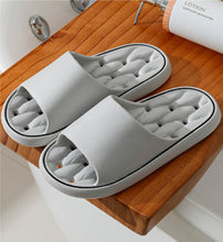 Load image into Gallery viewer, Unisex Non-Slip EVA Bathroom Slippers | Waterproof Hollow Thick Sole House Shoes