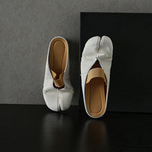 Load image into Gallery viewer, Women's Split-Toe Tabi Mules | Full Grain Cowhide Leather Ballet Flats