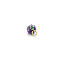 Load image into Gallery viewer, Purple Enamel Berry Charm Pendant,Sku#LX847