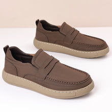 Load image into Gallery viewer, Men's Casual Slip-On Leather Shoes